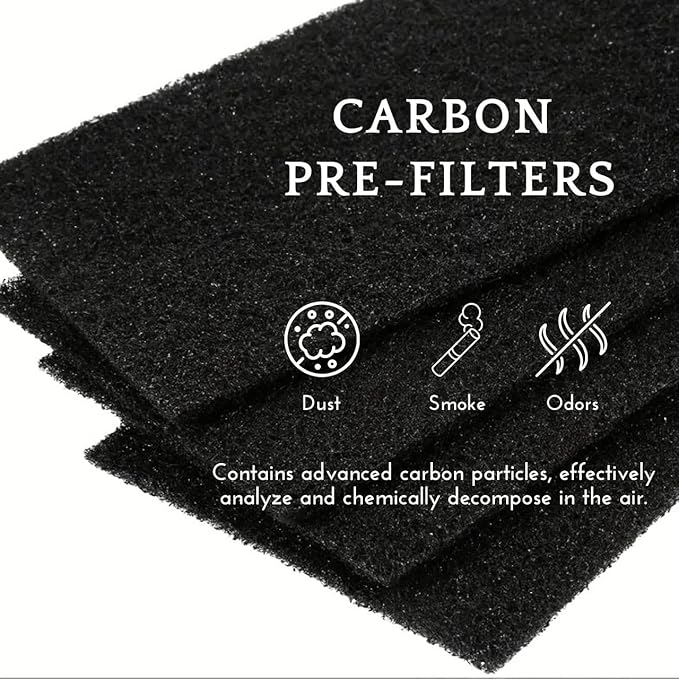 Nispira HAPF300AP AER1 Performance Plus Filters for Holmes HAPF30AT Air Purifier HAP242-NUC HAPF300AP-U4 4 HEPA Replacement 4 Carbon Pre Filter Replacement