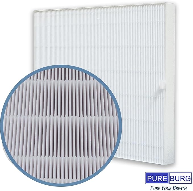 PUREBURG Replacement Filter Set Compatible with Coway AP-1512HH AP-1518 & AIRMEGA 200M Mighty Air Purifiers,H13 HEPA + 2 x Activated Carbon Pre-Filter Air Clean VOCs Odor