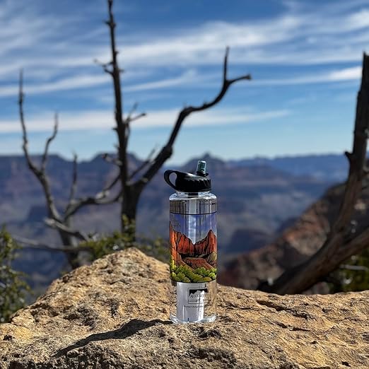 Epic Water Filters Nalgene OG Water Bottle with Filter, USA Made, BPA Free, Removes 99.99% Tap Water Contaminants, Forever Chemicals, Access Fund 24, 48 oz