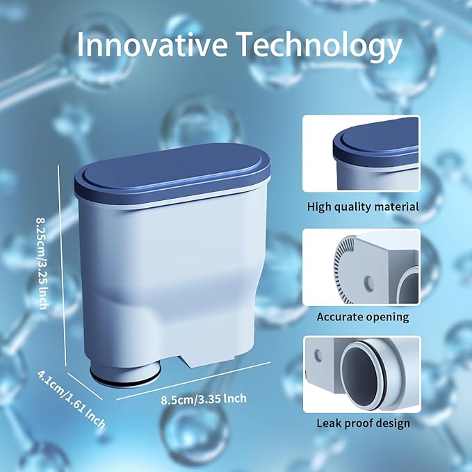 Coffee Machine Water Filter Compatible with Philips AquaClean CA6903, Water Filter for Fully Automatic Coffee Machines Dedicated Anti-Lime Scale Water, 4PCS