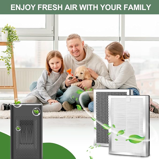 MA 25 Replacement Filter Compatible with MA-25 Air Purifier S1/W1/B1, 3-in-1 Filter System of Pre-Filter,and Activated Carbon