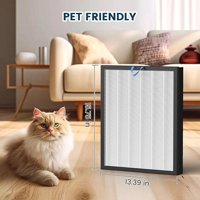 Vital 200S Replacement Filter for LEVOIT Vital 200S and Vital 200S-P Air Purifier, 2 Pack H13 True HEPA and High-Efficiency Activated Carbon Vital 200S-P Replacement Filter, Vital 200S-RF, White