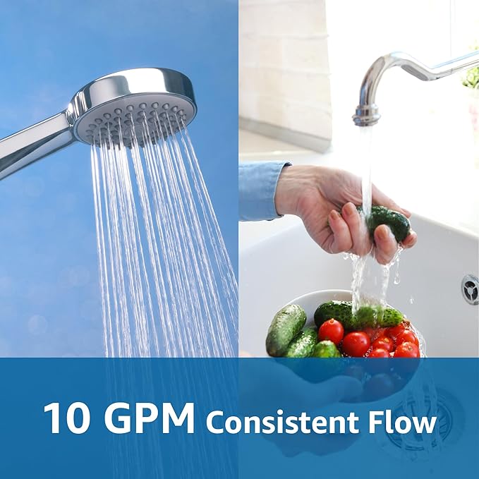 Maxblue Scale Inhibitor Water Filter Replacement for Aqua-Pure® System AP431, Aqua-Pure® AP430SS Whole House Scale Inhibition Inline Water System, Pack of 3