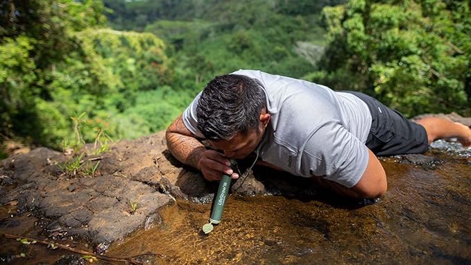 LifeStraw Personal Water Filter for Hiking, Camping, Travel, and Emergency Preparedness