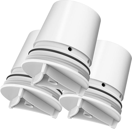 AQUACREST Faucet Water Filter, Replacement for Culligan® FM-15RA Water Filter, Culligan® FM-15A Filtration System, White Finish (Pack of 3)