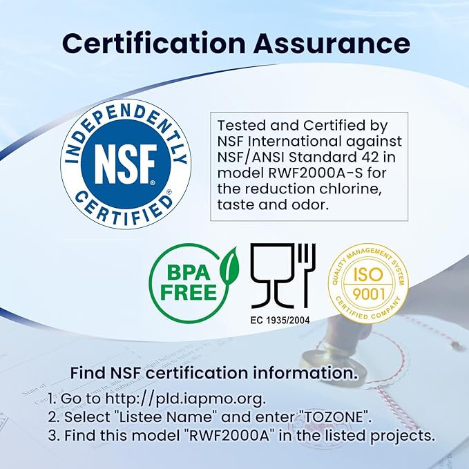 GOLDEN ICEPURE EDR6D1 Water Filter Replacement for NGRG2000, 2Pack, Everydrop Filter 6, 4396702, 4396701, AQF-4396701, WF-NL120V, 469915, SGF-W10, WF293, EFF-6001A