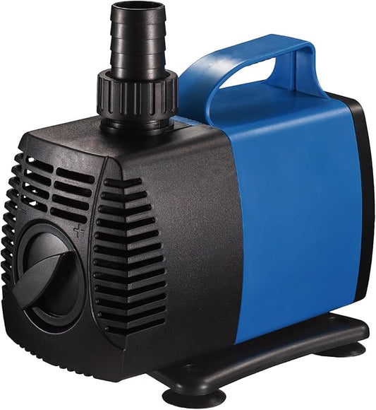 1190 GPH Submersible Pump(4500L/H,75W) Ultra Quiet Adjustable Amphibious Internal External Water Pump for Pond,Aquarium,Fish Tank,Fountain,Hydroponics,Statuary,Sump Pump - 4 Pcs