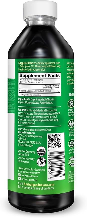 Herbal Goodness Moringa Leaf Extract - Parent (Moringa Leaf Extract 12oz)