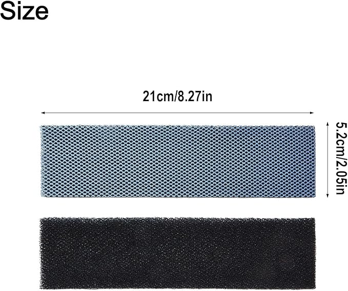 2Pcs Air Conditioner Filter Pads, Air Conditioner Replacement Filter Cotton For AC Window Unit, Air Conditioner Washable Reusable High Air Flow Filte(B)