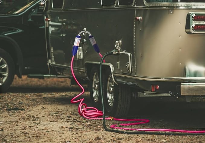 WELLUCK RV Water Filter, 5 Layer Filtration, KDF and GAC, Removes Heavy Metals, Chlorine, Fluorine, Odors, 304 Stainless Steel, Easy Installation, Perfect for Outdoor Use