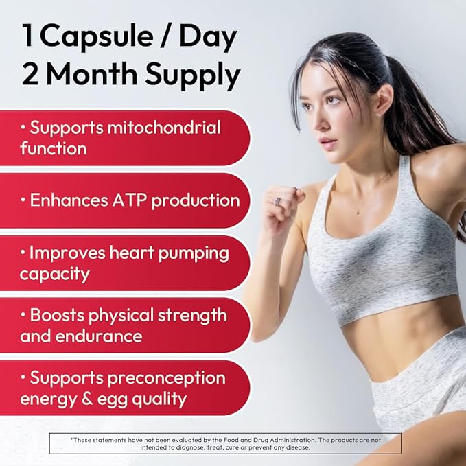 BIGVITA CoCrystal CoQ10 + 120 mg Ubiquinol – Ultra-Absorption Formula with PQQ, SOD & BioPerine – Supports Heart, Energy & Cellular Vitality – 60 Capsules - 2 Month Supply