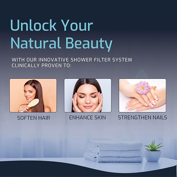 Mist - 8 Stage Filtered Shower Head Replacement Cartridge, Compatible with Mist MSS084, Revitalizing Shower Water Softener with High Output, Long Lasting, Filter For Hard Water (3 pack)