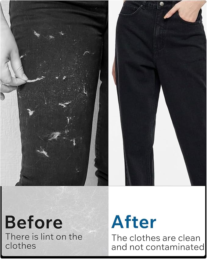 WH01X35719 Lint Filter 4-Pack - for GE Profile Washer Dryer Combo - Hand Washable and Reusable - for Models: PFQ97HSPVDS - Dryer Lint Filter Replacement - All In One Washer Dryer Combo Filter