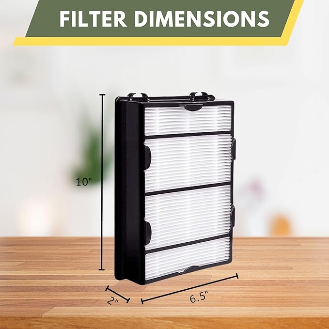 Nispira Air Filter Replacement Compatible with Holmes Air Purifier HAPF600 Filter B, 1 Pack
