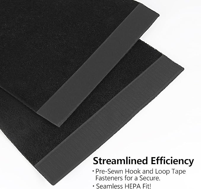 Universal Air Cleaner Carbon Replacement Pre-Filters Compatible with Honeywell 50250-S Round Air Purifier (1 Piece)