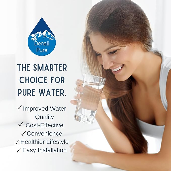 2-Pack Replacement for JFC2089HES Refrigerator Water Filter - Compatible with UKF8001 Fridge Water Filter Cartridge