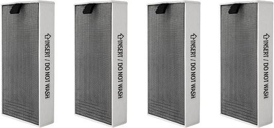 Nispira AAFTMH01 Replacement Filters For LG PuriCare Mini Portable Air Purifier AP151MWA1 2-in-1 True HEPA, 4 Packs
