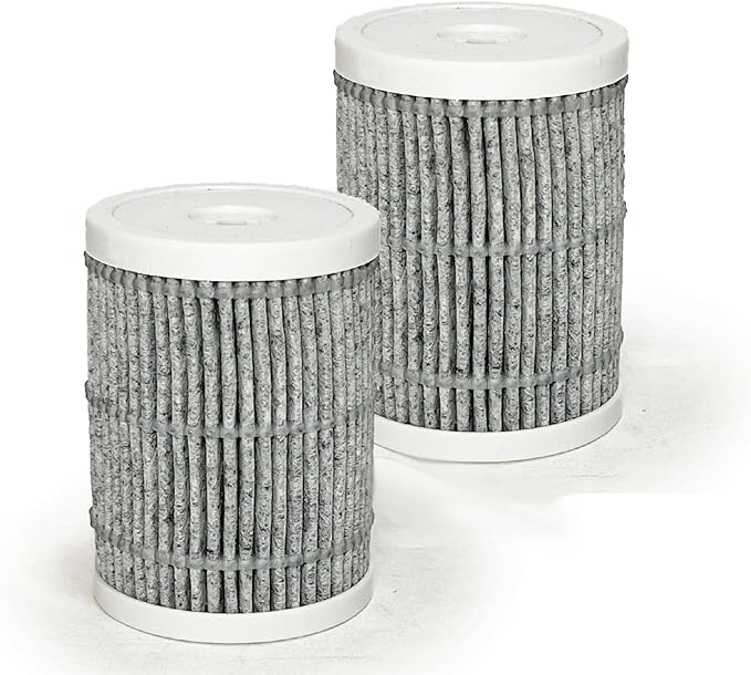 Nispira 2-in-1 HEPA Activated Carbon Replacement Filters For Munchkin Protable Air Purifier For Car, 2 Pack
