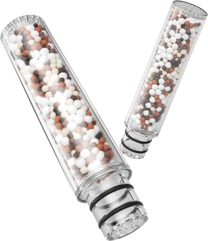 SR SUN RISE Shower Filter for Handheld Shower Head, 2-Pack Replacement Filters for Hard Water Remove Chlorine and Harmful Substances