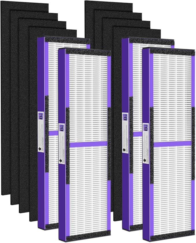 4 Pack FLT4850PT HEPA PET CARE Filter B Replacement Compatible with Guardian Air Purifier AC4825 AC4825E AC4300 AC4800 AC4900 AC4850PT AC4850 FLT4825
