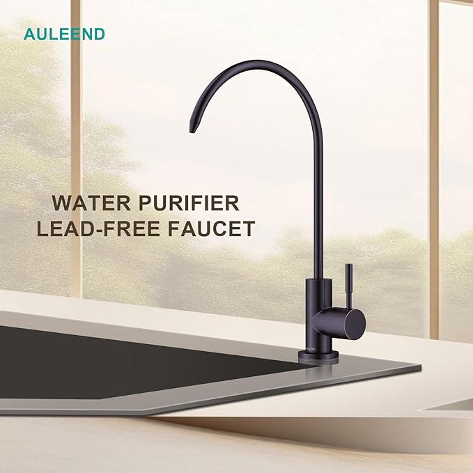 Brass Reverse Osmosis Faucet, Sink Water Filter System, Suitable for Most Reverse Osmosis or Water Filtration Systems, Kitchen bar Sink Drinking Faucet(Oil Rubbed Bronze)