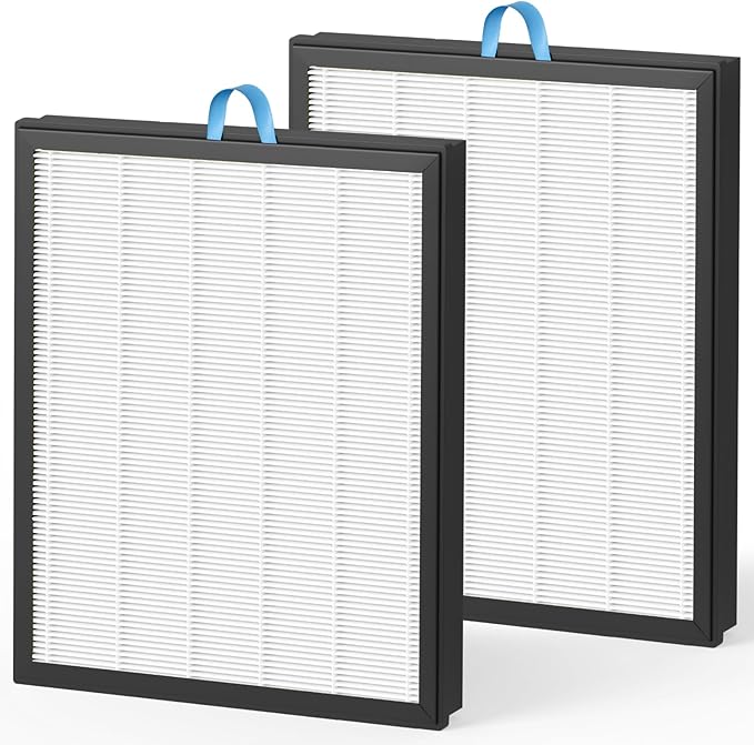 Fil-fresh Vital 200S Replacement Filter for LEVOIT Vital 200S/200S-P Air Purifier, H13 True HEPA & Activated Carbon Filter, Replace Vital 200S-RF, White, 2-Pack