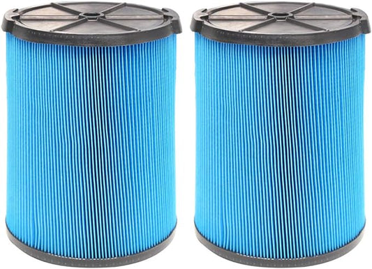 2 Pack VF5000 Replacement Filter for Ridgid for Shop Vac 6-20 Gallon Wet Dry Vacuums, 3 Layer Pleated Vacuum Filter Fits for WD1450 WD0970 WD1270 WD06700 WD1680 RV2400A