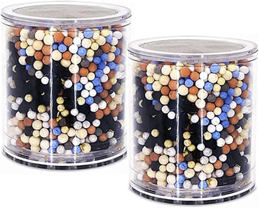 Water Replacement Filter for Shower Head,Compatible with HammerHead Shower HH-CH450-B Shower Head Cartridge,for Hard Water Remove Chlorine and Harmful Substances.（2 Pack）