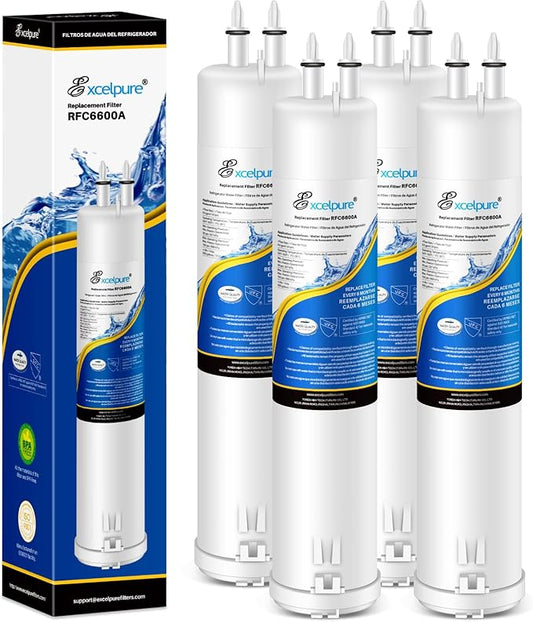 EDR3RXD1 Compatible with Everydrop® Filter 3, 4396841, 4396710, Kenmore 46-9083, 46-9030, 9030, 9083, KAD3RXD1, WHR3RXD1, RFC6600A Refrigerator Water Filter, 4PACK