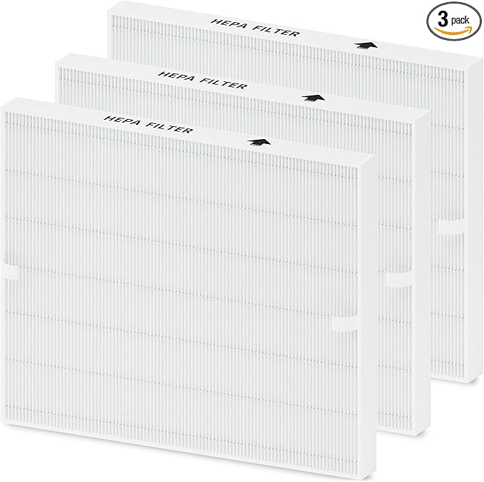 3-Pack Airmega AP-1512HH Filter Set Replacement for Coway AP-1512HH and 200M Air Purifiers, Only 3 True HEPA H13 Filters
