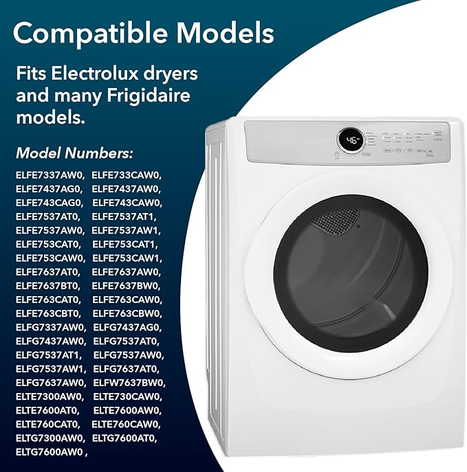 Generic 5304513574 DRYER LINT TRAP FILTER - Dryer Lint Screen Filter Trap Assembly Replacement for Electrolux/Frigidaire Dryers Filter Assembly, Lint, Clamshell. Fits Pre Retrofit