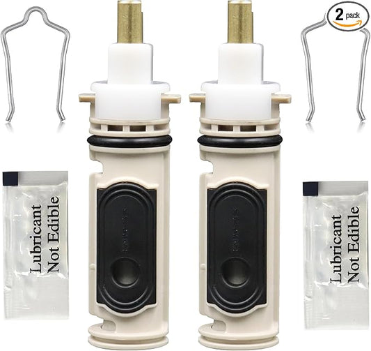 1222 Replacement Cartridge Compatible with moen One-Handle PosiTemp Faucets, Replacement Compatible with moen 1222 Shower Valve Cartridge,Metals & Plastics-2 Pack