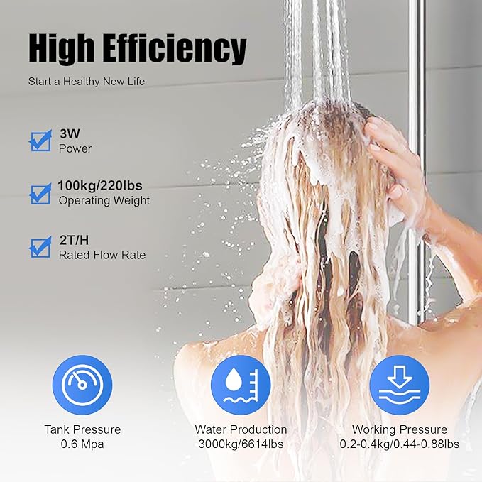 5600xstst Time Type Water Softener Control Valve, Water Softener Head 5600 Timer Control Valve, Time Type Softening Water Control Valve Whole House Water Treatment System(5600xstst Time Type)