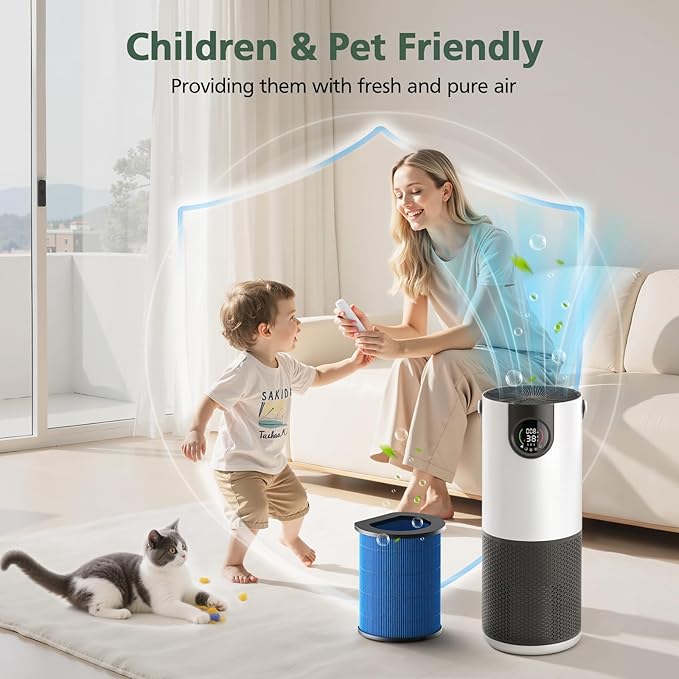 AP-H400 Wick Replacement Filter Compatible with Homedics 2-in-1 Cool Mist Humidifier & Air Purifier, High Efficiency Filtration for Dust Pollen Calcium Magnesium Ions, 2 Pack