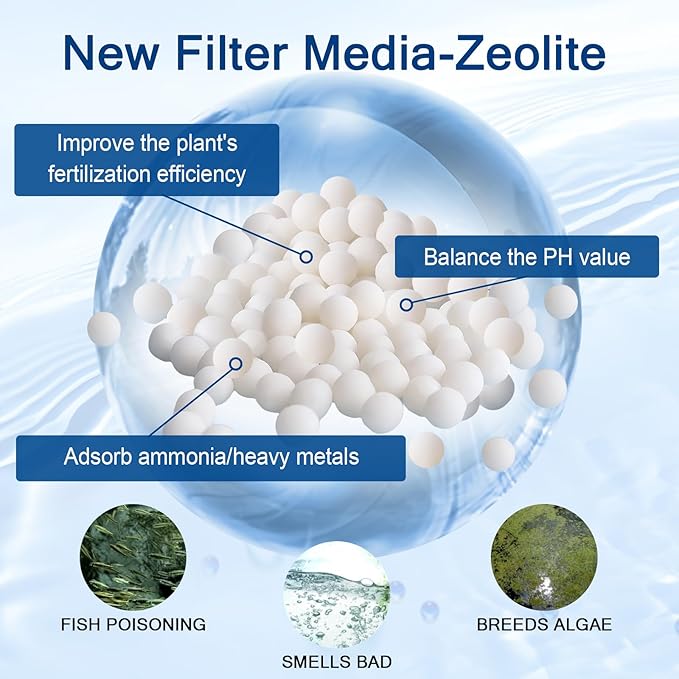 10 Pack Medium Aquarium Filter Cartridge for Whisper Bio-Bag Power Filters, Replacement Filter Cartridges for ReptoFilter 10i IQ10 PF10 Power Filters,Fish Tank Filters 10 Gallon