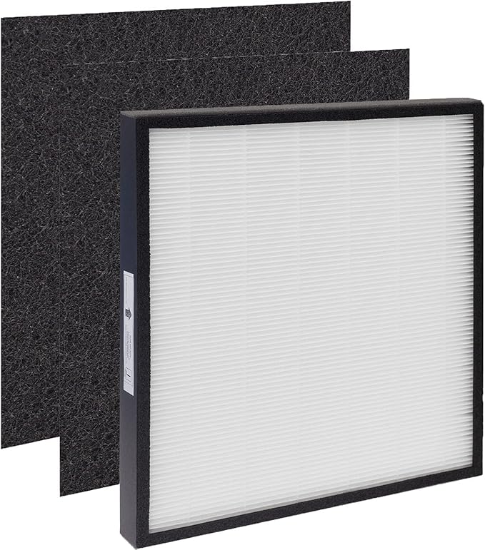FLT5900 H13 HEPA Replacement Filter J, Compatible with GermGuardian Air Purifier Models AC5900WCA and AC5900WDLX