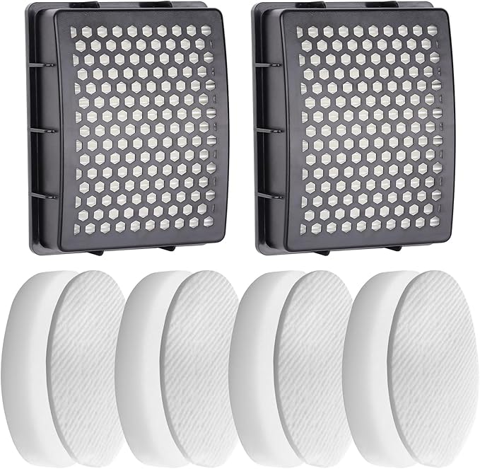 K4010 Filter Replacement for Kenmore DU2015,DU2012,K4010 Series Bagless Upright Vacuum Cleaner (2 HEPA Filter + 4 Foam Filter)