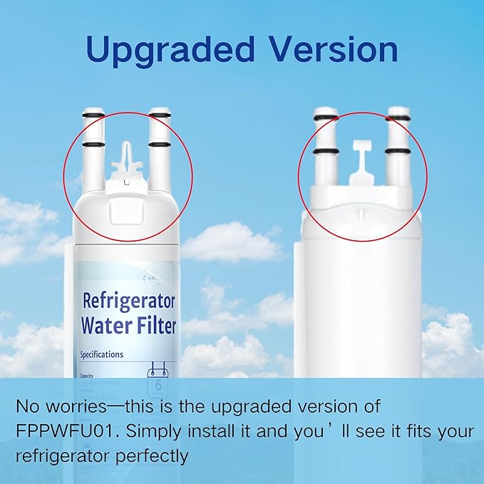 FPPWFU01 Water Filter Replacement for EPPWFU01 PureAdvantage PWF-1 PurePour PWF-1 FPPWFU01 (2 Pack) - Packaging May Vary