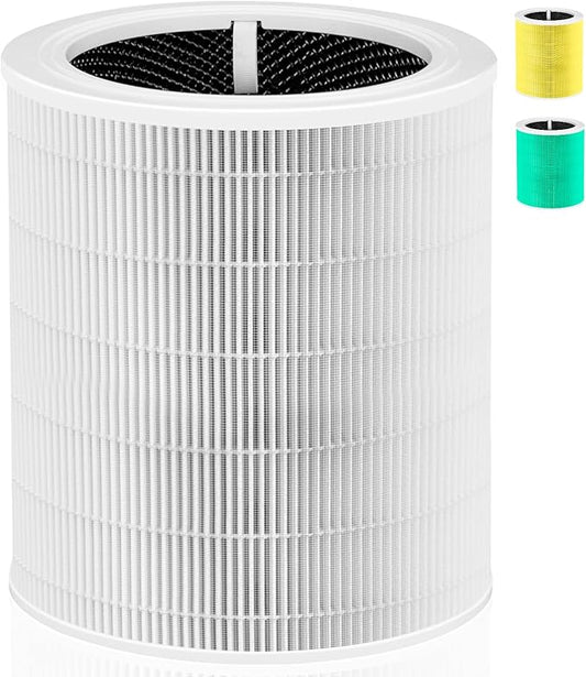 Core 600S Replacement Filter for LEVOIT Core 600S & Core 600S-P Air Purifier, 3-in-1 H13 True HEPA with Activated Carbon Filter for Home Large Room,Core 600S-RF,1 Pack,White