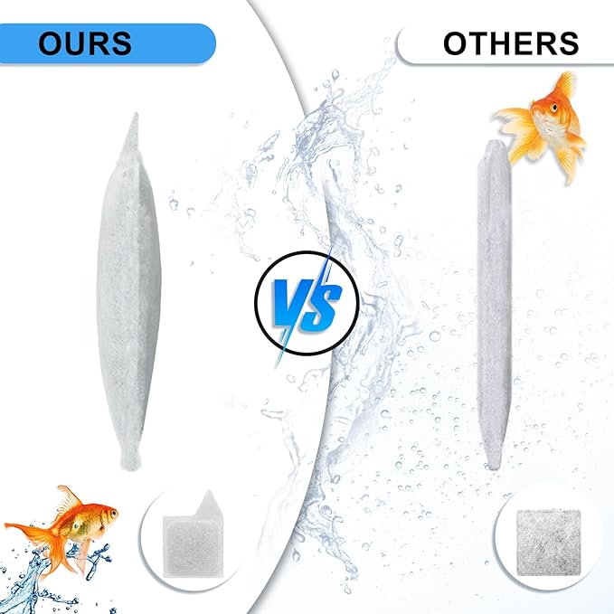 14 Packs Replacement Small Filters Cartridges for Tetra Whisper Small Fish Tanks Filter, Refilled Filters Cartridges S Size for 3-10 Gallons Betta Aquarium Filter Kit