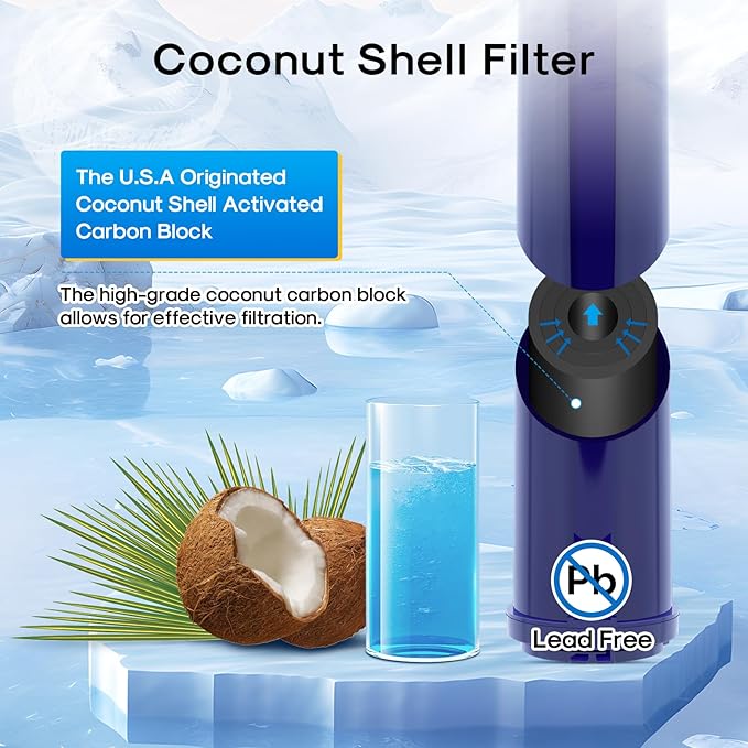 Replacement for 4396841, EDR3RXD1, Everydrop® Filter 3, 4396710, Kenmore® 9083, 9030, 46-9083, 46-9030, Refrigerator Water Filter, 2PACK