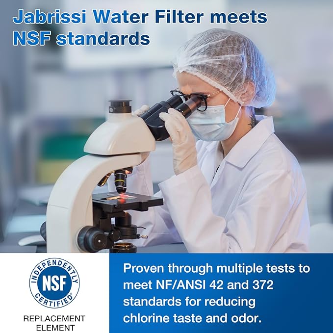 W10295370A Water Filter for Everydrop filter 1 Whirlpool Refrigerator Replacement Compatible with EDR1RXD1, Filter 1, WHR1RXD1, W10295370, KAD1RXD1, P8RFWB2L, P8WB2L, P4RFWB (White, 2 Pack)