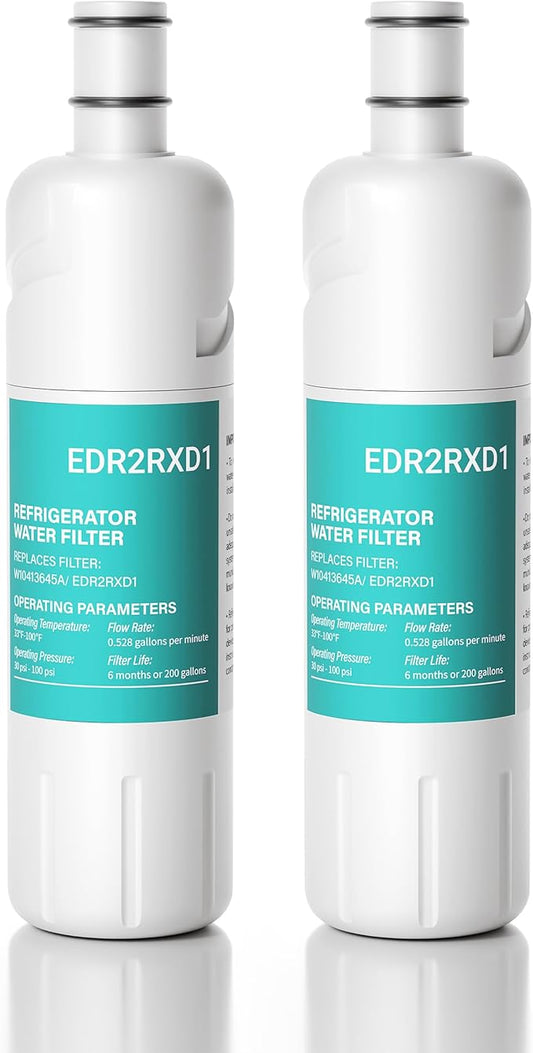 W10413645A Water Replacement, Compatible with KAD2RXD1, EDR2RXD1, WHR2RXD1, P9KB2L, P9RFKB2L, 9903, 9082, 469082, 2 Pack