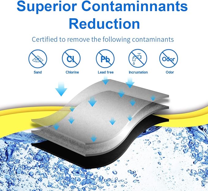 4396508 Replacement for Whirlpool EDR5RXD1 4396510, KitchenAid 4392857, EveryDrop FILTER 5, Kenmore 9010, NL240 LC400V WF285 R-9010 WF-NL300 WSW-1, RWF0500A Refrigerator Water Filter, 4PACK