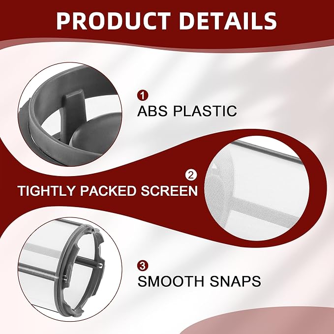 Upgraded W10872845 Dishwasher Pump Filter Cup Replacement Fits for Whirl-pool Ken-more Ama-na Kitchen-iad Dishwasher Parts Filter, Replaces 8579307 W10056425 W10056426 W10142911 by AMI PARTS