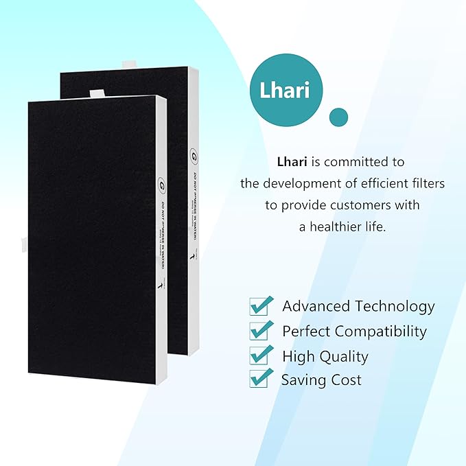 HRF-G True HEPA Replacement Filter, Compatible with Honeywell HPA020 HPA020B, HAP030 HPA030B and HPEAClean HPA075/080 Series and HPA175/180 Series Air Purifier, Part Number HRF-G1 HRF-G2, 2-Pack