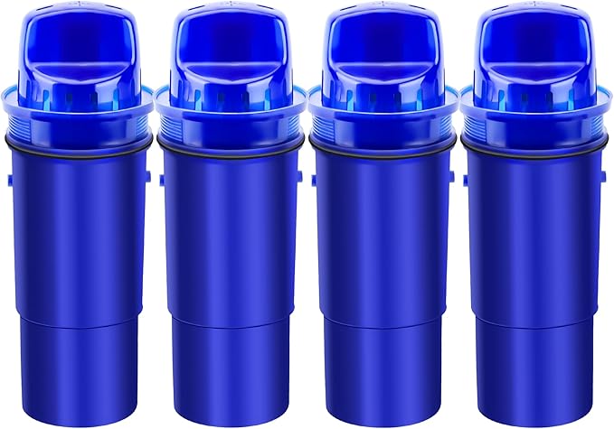 Water Filter Replacement Compatible with PUR Pitcher and Dispenser CRF950Z, CRF-950Z, PPF900Z, PPF951K, 4-in-1 Filter System, Effectively Reducing Lead, PFOA, and PFOS, Pack of 4, By DESENRUIS
