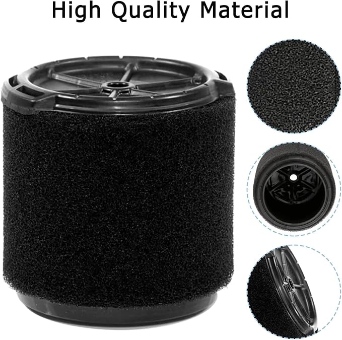 2 Pack VF3700 Filter Compatible with Ridgid 3-4.5 Gallon shop vac wet, Wet Application Foam Filter Fit WS0301VA WS0400DE WS14045