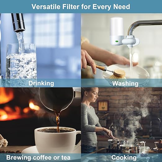 Faucet Filter Replacement for Brita Sink Water Filter - Compatible with Brita 36311 On Tap Faucet Filters System, FF-200, FF-100 - Pack of 3 - Fits All Tap Water Filters