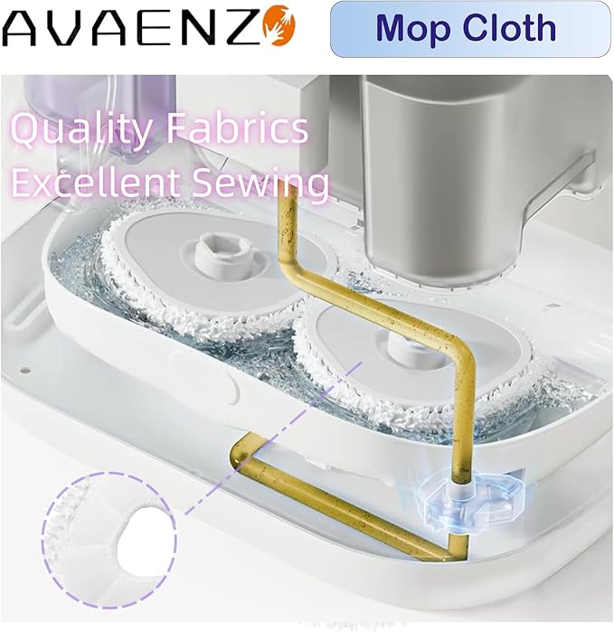 Replacement Mop Pads Compatible with Narwal Freo Pro X Ultra Narwal Freo Z Ultra Z10 T10 J3 J4 J5 R10 Microfiber Resuable Mop Cloth Robot Vacuum Cleaner Accessories